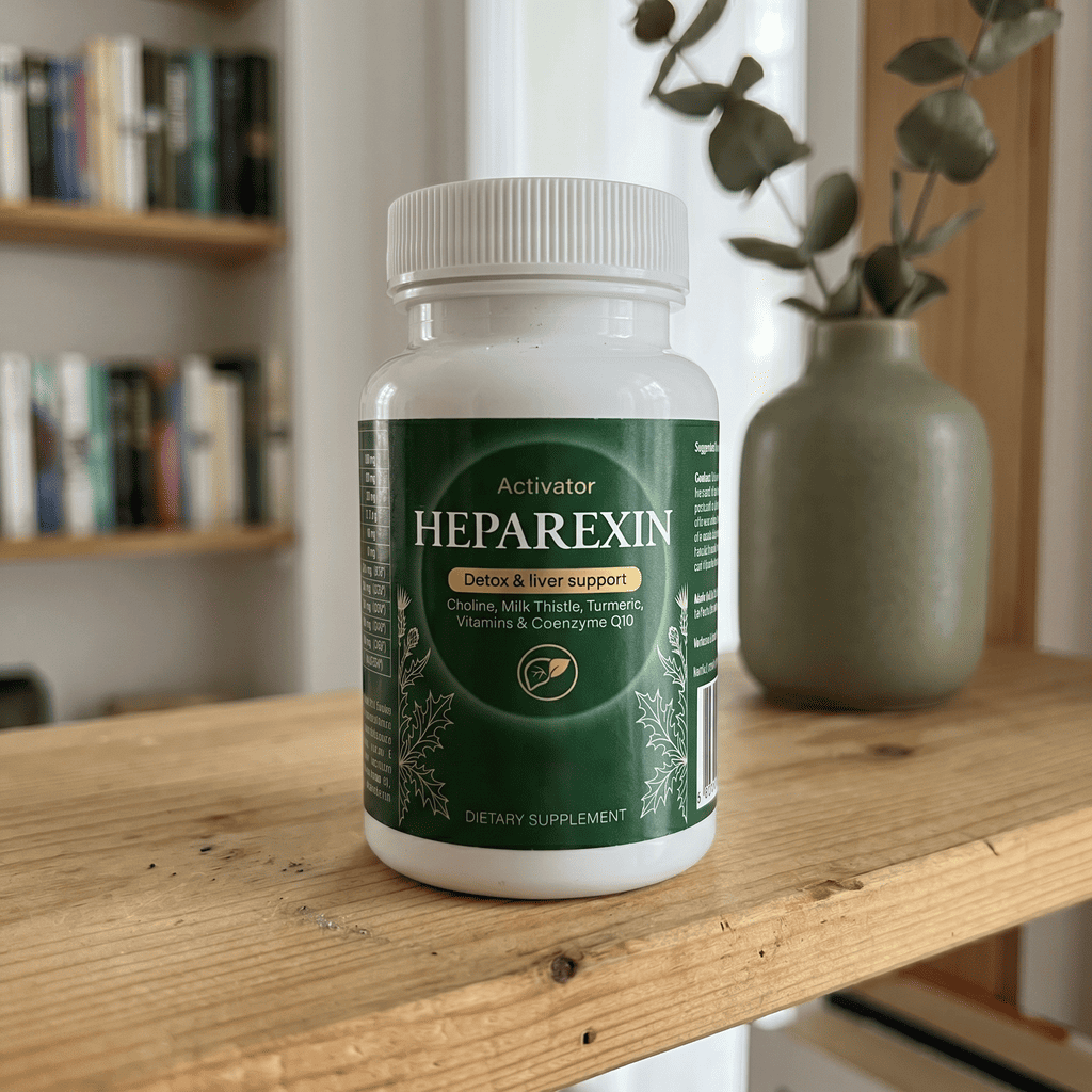 Opakowanie Heparexin z kapsułkami na detoks wątroby